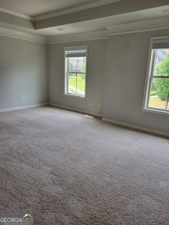 2424 Saint Andrews Rdg, College Park, GA 30337 - carpeted spare room with crown molding and baseboards