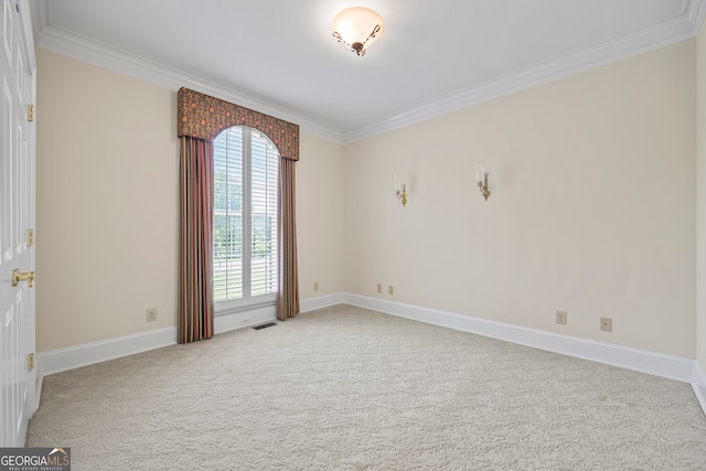 152 Lace Field Ln, Lavonia, GA 30553 - unfurnished room featuring ornamental molding and carpet flooring