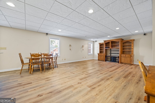 152 Lace Field Ln, Lavonia, GA 30553 - dining space featuring light wood-type flooring and recessed lighting