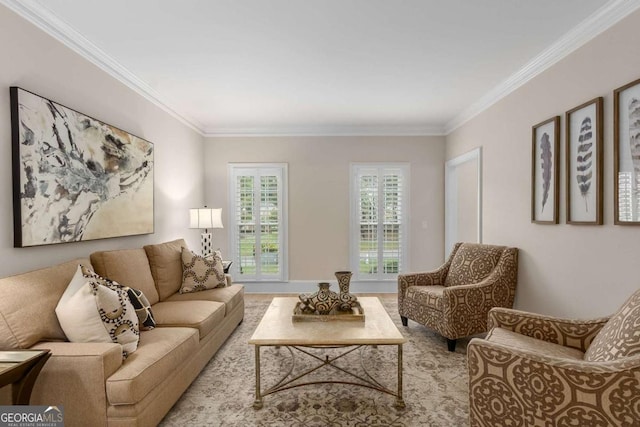5414 Manteo Inlt, Peachtree Corners, GA 30092 - living room featuring crown molding