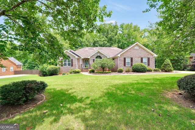 186 Ashley Dr, Mcdonough, GA 30252 - ranch-style house with brick siding