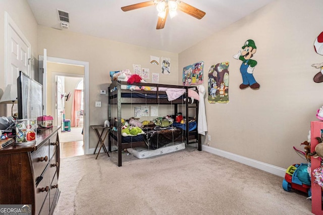 4110 Summit Chase, Gainesville, GA 30506 - bedroom with carpet and a ceiling fan