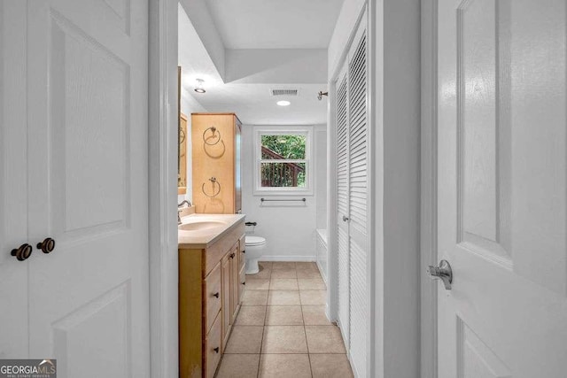 2585 Regency Dr E, Tucker, GA 30084 - full bath with vanity and tile patterned flooring