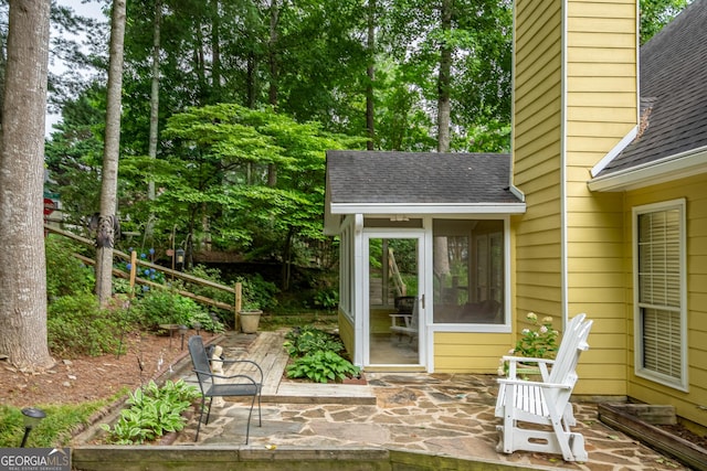 1805 Millstone Ct, Alpharetta, GA 30004 - view of outdoor structure featuring view of wooded area