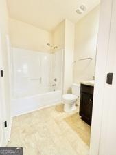 113 Truman Ct, Jackson, GA 30233 - bathroom with vanity and bathtub / shower combination