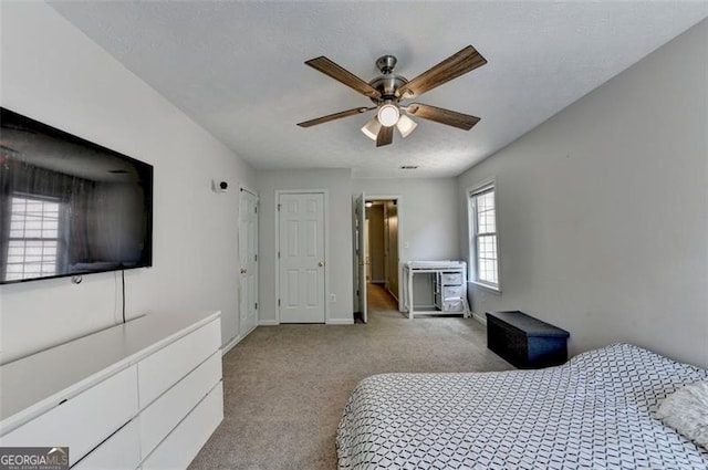 5385 Spotted Fawn Ct, Suwanee, GA 30024 - bedroom featuring carpet floors and ceiling fan