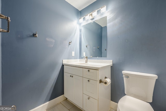 5868 Kingswood Ct NW, Norcross, GA 30093 - bathroom with vanity and tile patterned floors