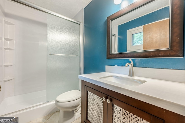 5868 Kingswood Ct NW, Norcross, GA 30093 - full bathroom with vanity and a shower stall