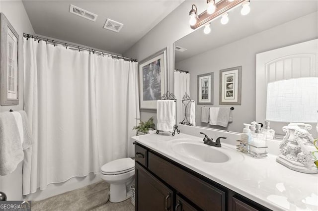 2213 Independence Ln, Buford, GA 30519 - full bathroom featuring vanity and shower / bath combo