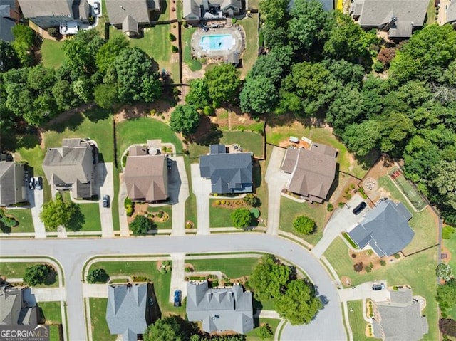 2213 Independence Ln, Buford, GA 30519 - aerial overview of property's location with nearby suburban area