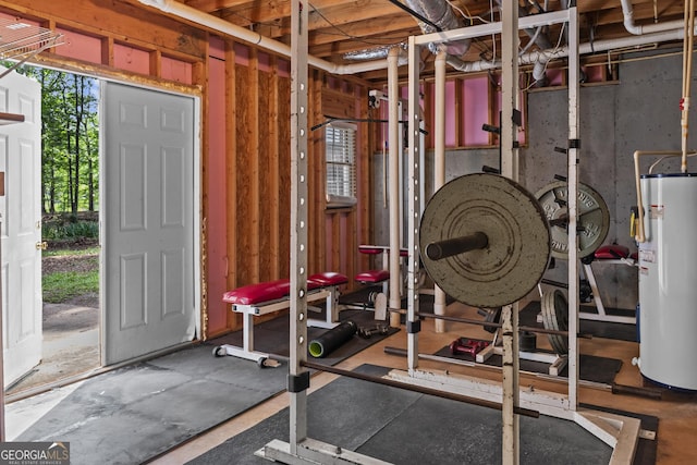1120 Liberty Ln, Bogart, GA 30622 - exercise area featuring water heater