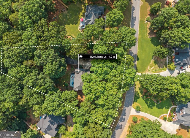 1120 Liberty Ln, Bogart, GA 30622 - aerial overview of property's location with property parcel outlined