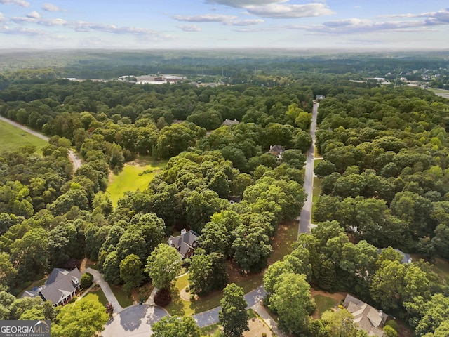 1120 Liberty Ln, Bogart, GA 30622 - drone / aerial view of a heavily wooded area