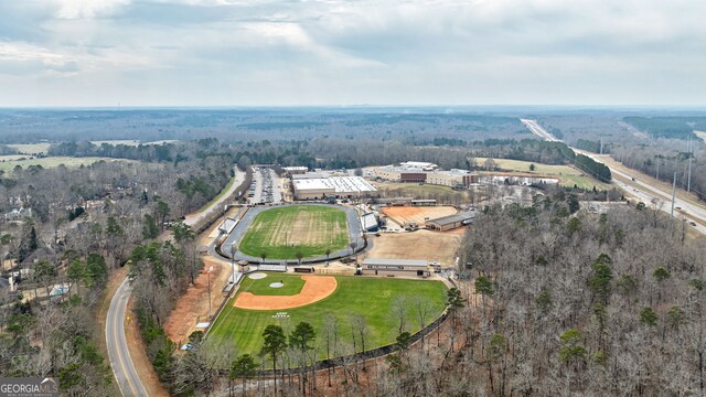 1120 Liberty Ln, Bogart, GA 30622 - aerial overview of property's location featuring a heavily wooded area