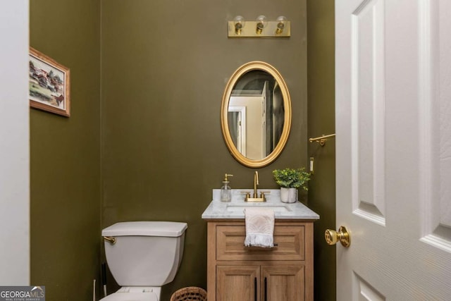 2000 Settindown Dr, Roswell, GA 30075 - bathroom featuring toilet and vanity