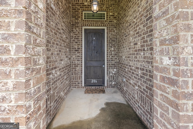 206 Barnyard Way, Perry, GA 31069 - entrance to property with brick siding
