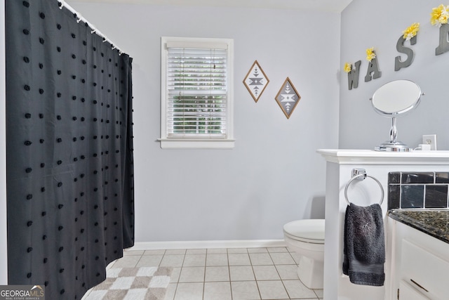 507 Wintergreen Way, Canton, GA 30115 - full bath with tile patterned floors and a shower with shower curtain