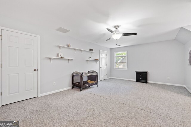 507 Wintergreen Way, Canton, GA 30115 - living area with carpet and ceiling fan