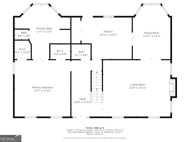 507 Wintergreen Way, Canton, GA 30115 - view of floor plan / room layout