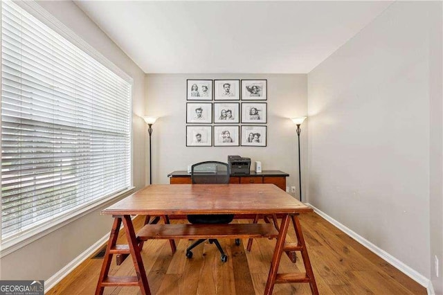 2508 Haddenham Ln SW, Smyrna, GA 30082 - home office with light wood-type flooring