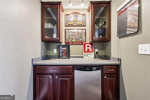 2508 Haddenham Ln SW, Smyrna, GA 30082 - indoor dry bar with refrigerator