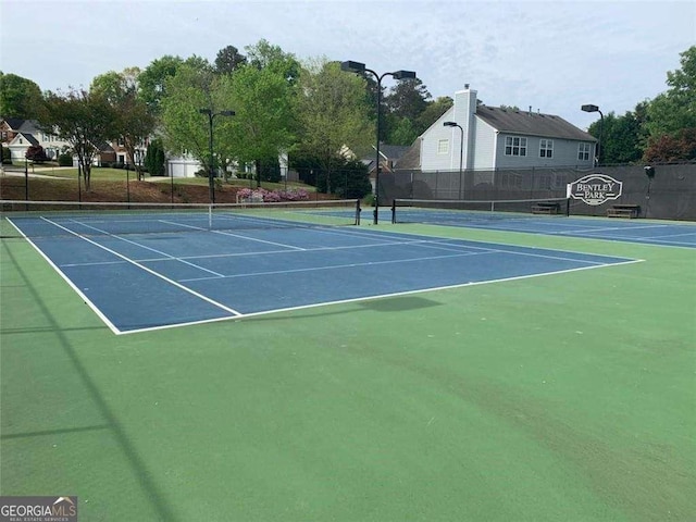 2508 Haddenham Ln SW, Smyrna, GA 30082 - view of tennis court with community basketball court