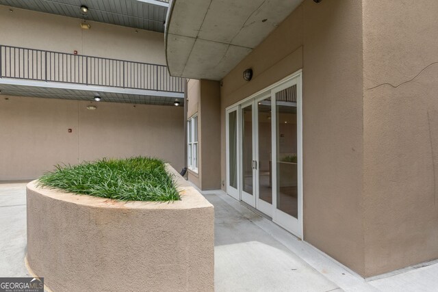 384 Ralph Mcgill Blvd NE Unit 123, Atlanta, GA 30312 - patio / terrace with french doors