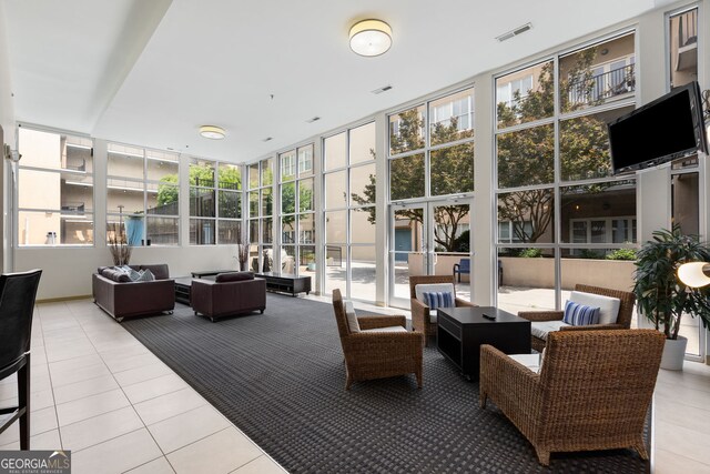 384 Ralph Mcgill Blvd NE Unit 123, Atlanta, GA 30312 - lobby featuring floor to ceiling windows