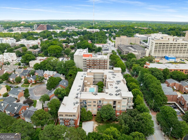 384 Ralph Mcgill Blvd NE Unit 123, Atlanta, GA 30312 - aerial view of a tree filled landscape