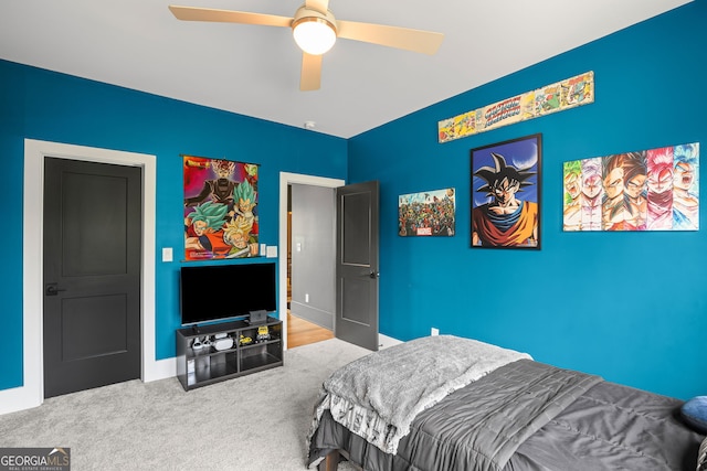 40 Fernbank Way, Newnan, GA 30265 - carpeted bedroom with ceiling fan