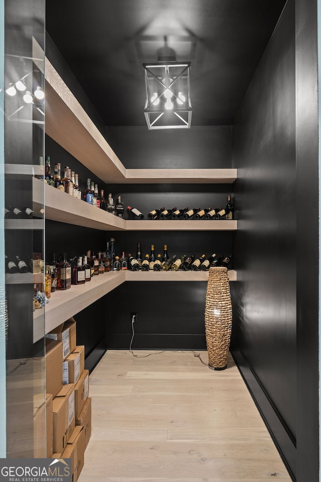 40 Fernbank Way, Newnan, GA 30265 - wine cellar featuring light wood-style flooring
