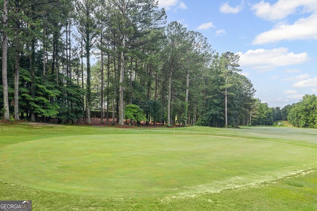 40 Fernbank Way, Newnan, GA 30265 - view of home's community with a yard, golf course view, and view of wooded area