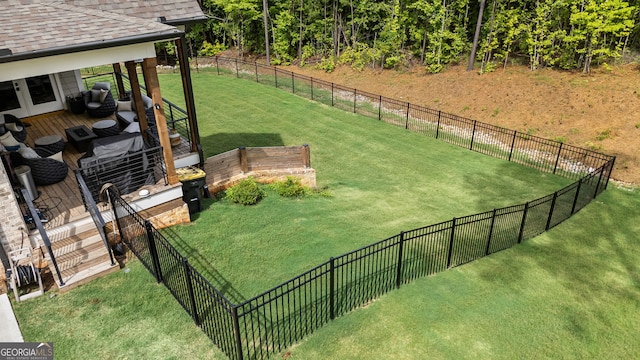 40 Fernbank Way, Newnan, GA 30265 - view of yard with a deck