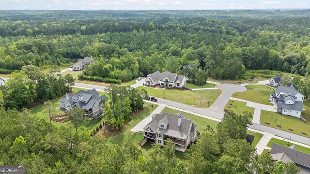 40 Fernbank Way, Newnan, GA 30265 - aerial perspective of suburban area featuring a heavily wooded area