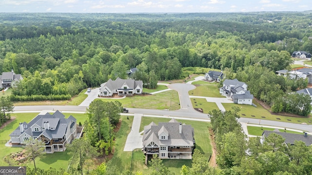 40 Fernbank Way, Newnan, GA 30265 - aerial view of residential area featuring a forest