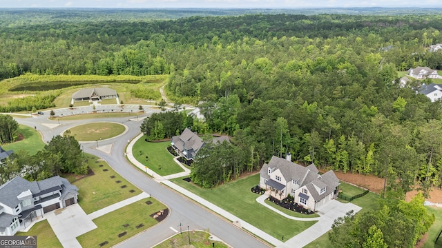 40 Fernbank Way, Newnan, GA 30265 - aerial overview of property's location with a heavily wooded area