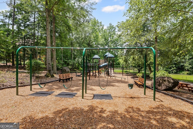 40 Fernbank Way, Newnan, GA 30265 - community jungle gym with view of scattered trees