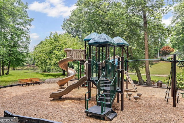 40 Fernbank Way, Newnan, GA 30265 - community playground with a lawn and view of scattered trees