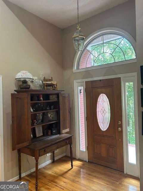 370 Butler Path, Dallas, GA 30132 - entryway with light wood-type flooring
