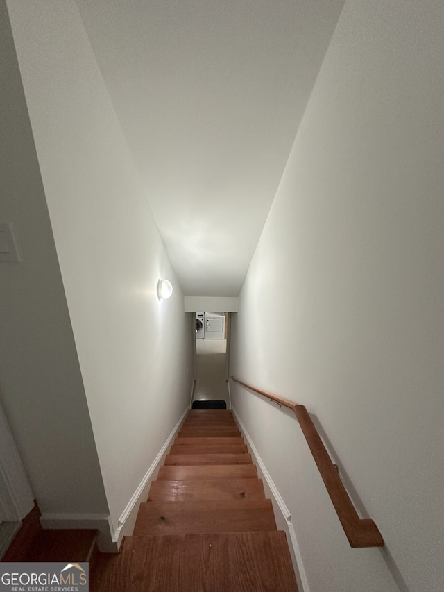 48 Narrow Ln, Dahlonega, GA 30533 - stairway with baseboards