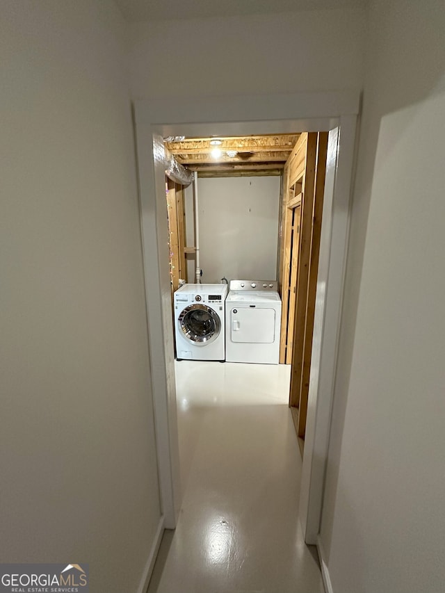 48 Narrow Ln, Dahlonega, GA 30533 - laundry area featuring washer and dryer