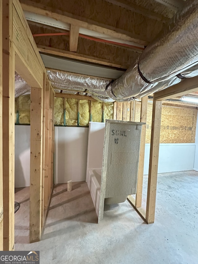 48 Narrow Ln, Dahlonega, GA 30533 - view of unfinished basement