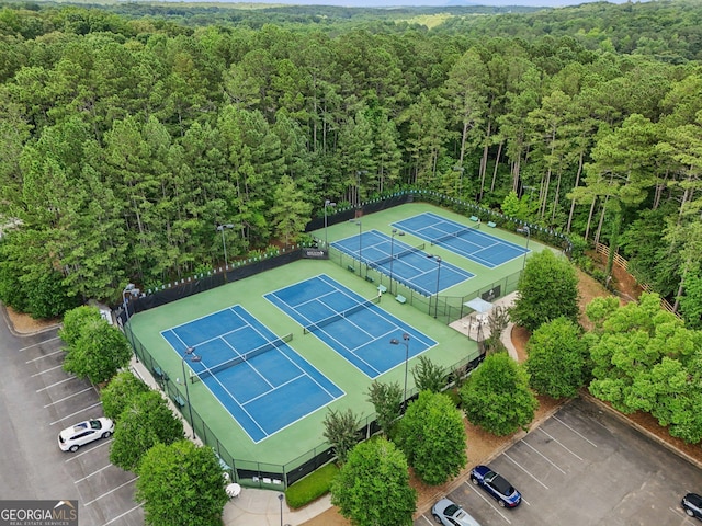 15305 Highgrove Rd, Milton, GA 30004 - bird's eye view of a forest