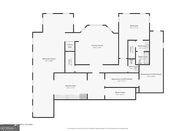 15305 Highgrove Rd, Milton, GA 30004 - view of floor plan / room layout