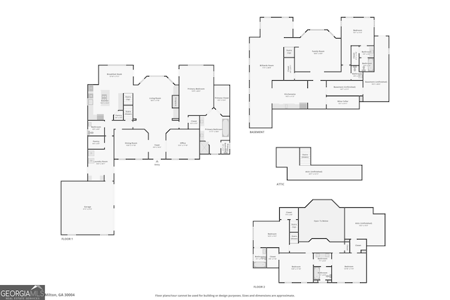 15305 Highgrove Rd, Milton, GA 30004 - view of home floor plan