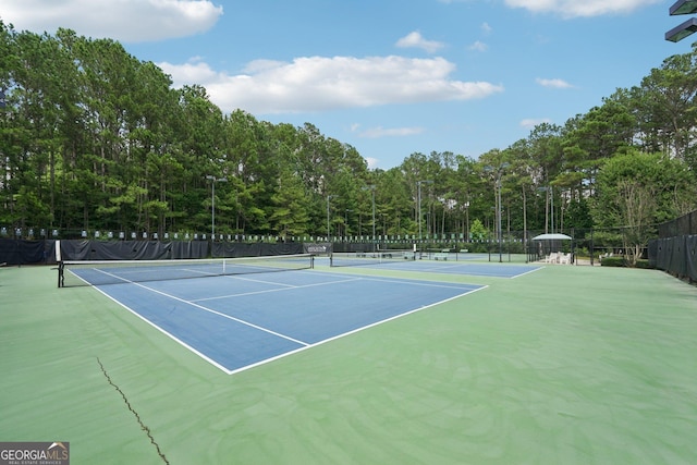 15305 Highgrove Rd, Milton, GA 30004 - view of tennis court