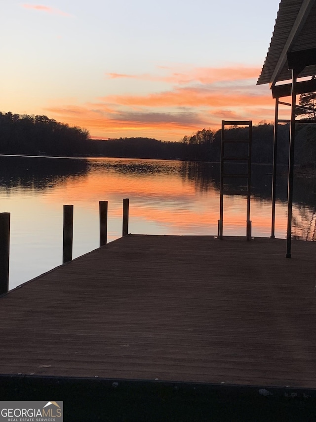 286 Timberlake Dr, Martin, GA 30557 - dock with a water view