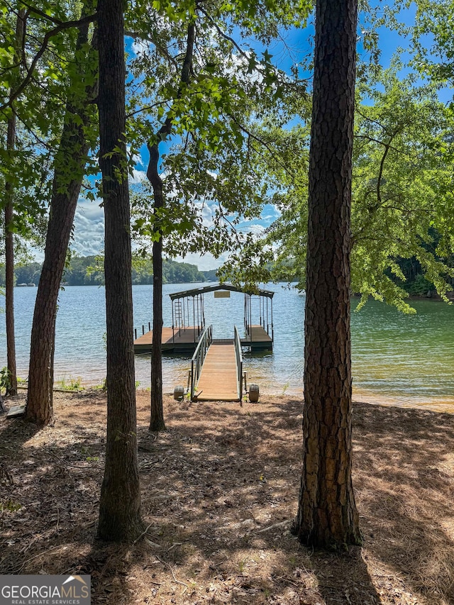 286 Timberlake Dr, Martin, GA 30557 - dock featuring a water view