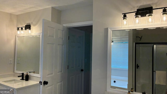 3066 Gem Creek Rd, Buford, GA 30519 - full bath with vanity, a shower stall, and a bath