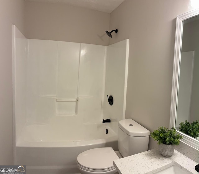 3066 Gem Creek Rd, Buford, GA 30519 - full bathroom featuring vanity and bathtub / shower combination